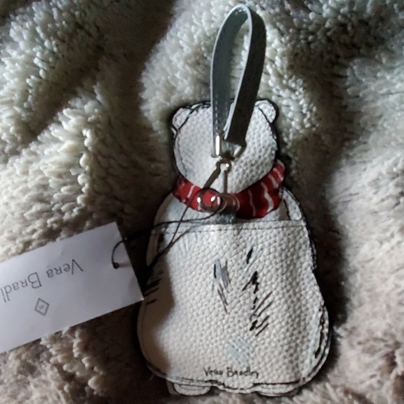 Vera Bradley Beary Merry whimsy luggage tag. NWT - Picture 5 of 6